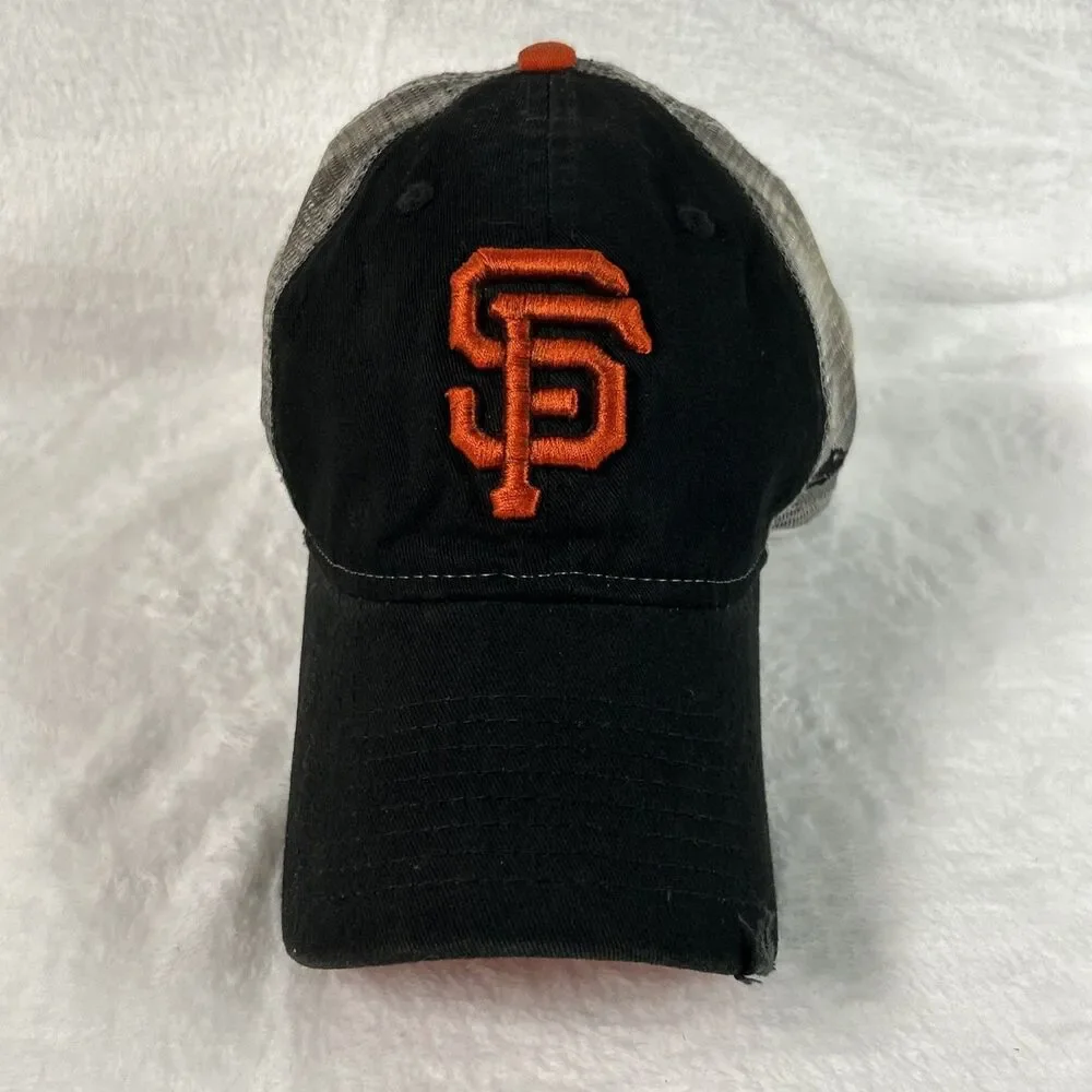 San Francisco Giants Distressed Mens Hat Adjustable Ball Cap Baseball